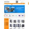 橙色大气机械设备公司网站源码_五金机电电器营销型企业网站模板