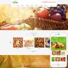 中英双语果园水果蔬菜食品特产美食类网站模板(带手机端
