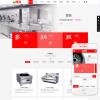 蒸炉烤箱厨具设备系统厨房用品类网站模板(带手机端)