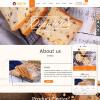 营销型西点蛋糕面包食品类网站模板(带手机端)