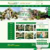 营销型园林景观环境设计类网站模板(带手机端)