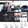 响应式健身器材销售类网站模板(自适应手机端)