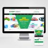 绿色营销型硅胶橡胶制品类网站pbootcms模板