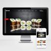 高端餐饮美食加盟类网站PBOOTCMS模板(带手机端)